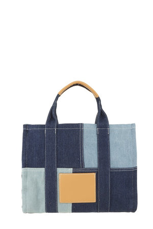 A Tote Denim Crossbody Bag