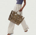 Brown Cheetah Tote