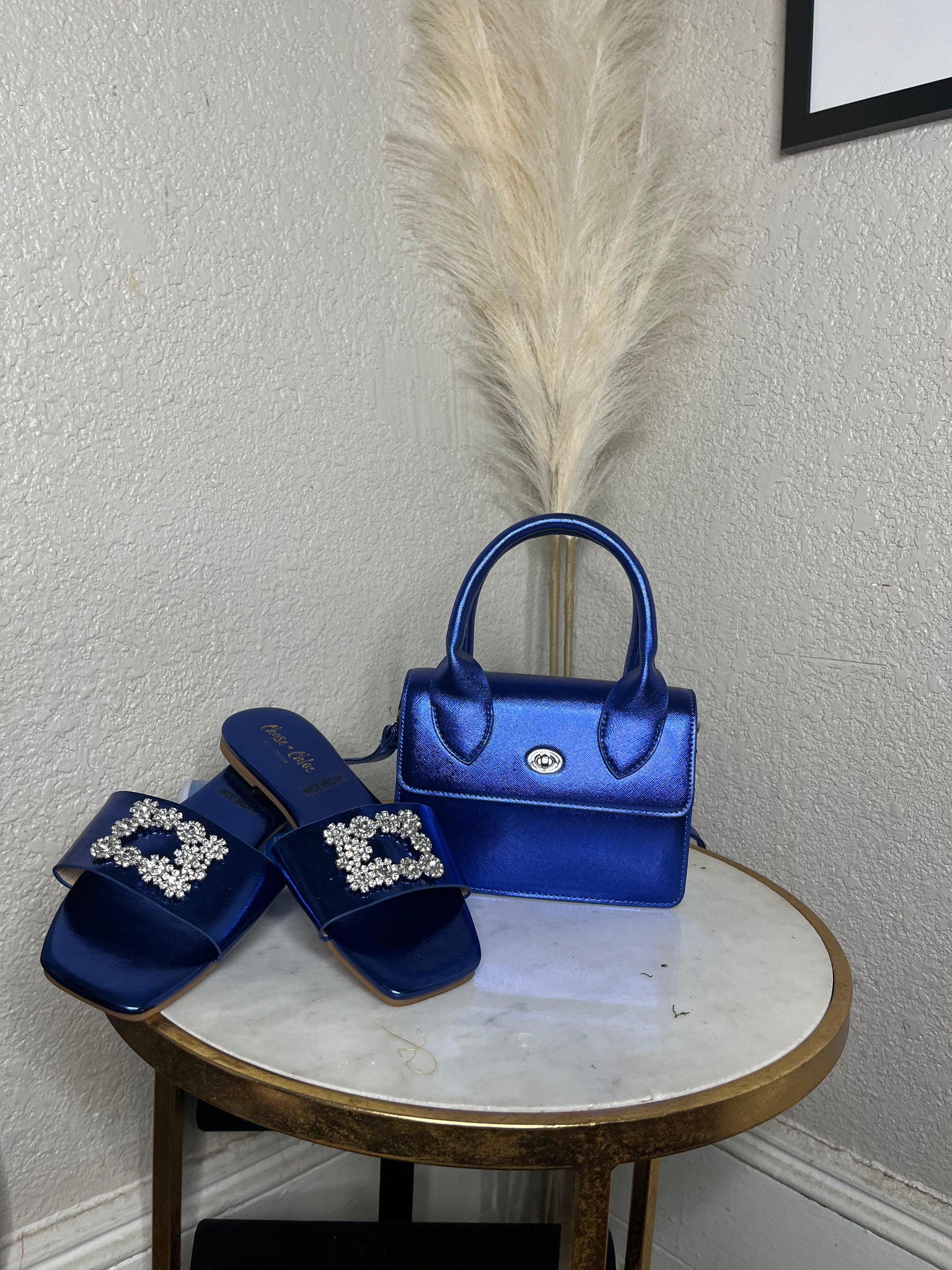 BlueDiamonds Sandal&Purse Set