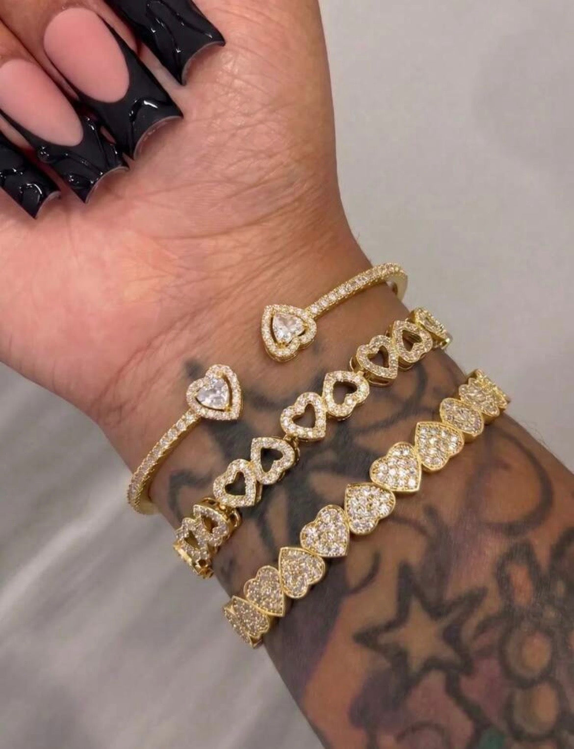 Open Hearts Of Love Bracelet