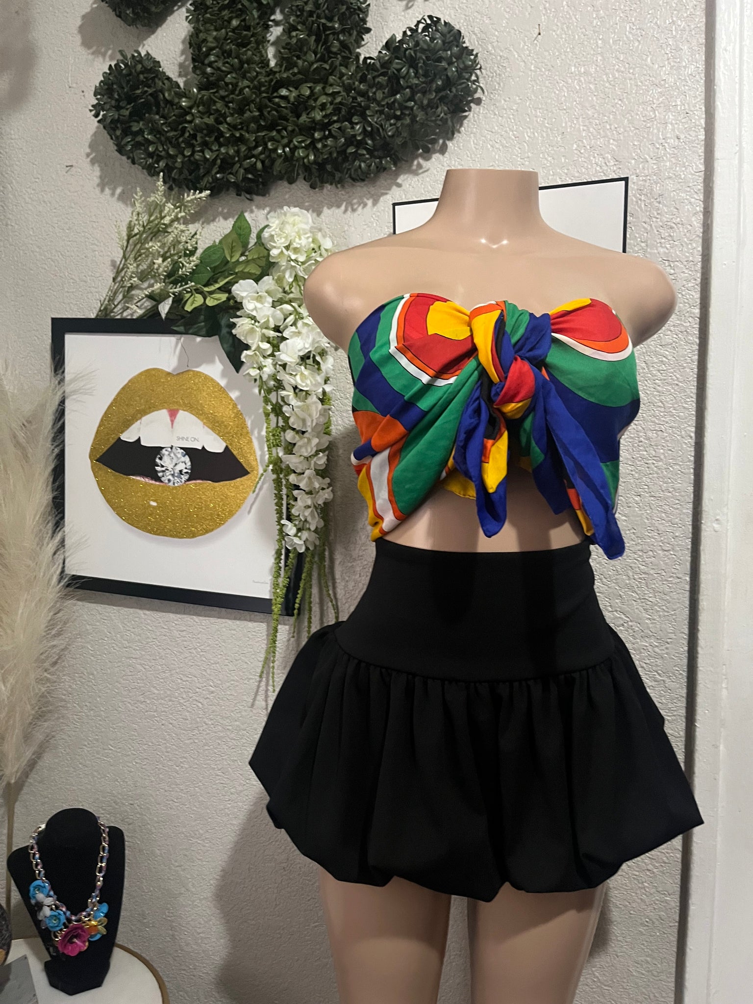 Pucciii Scarf Top
