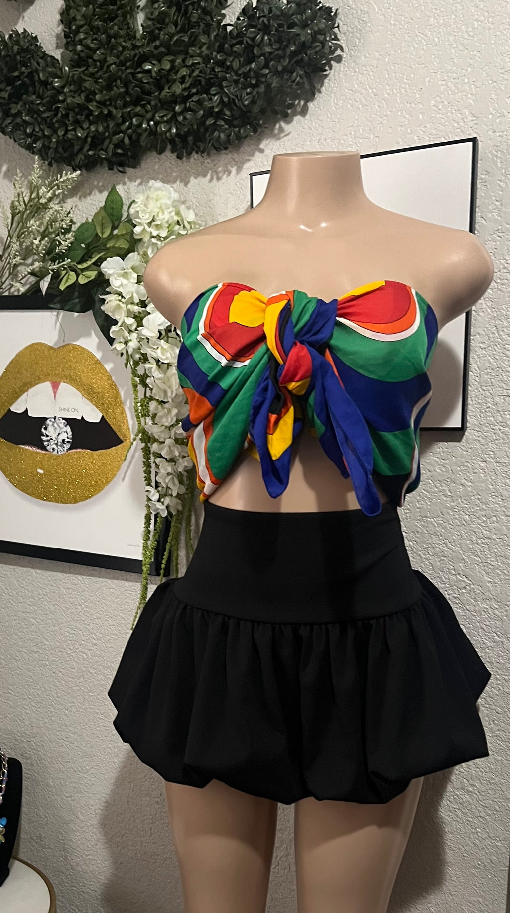 Pucciii Scarf Top