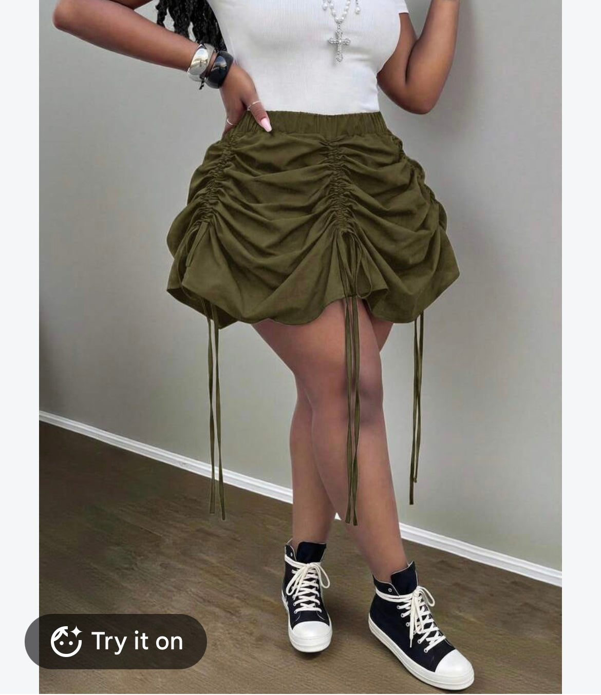 Green Ruched