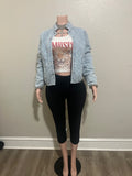 Denim Bomber