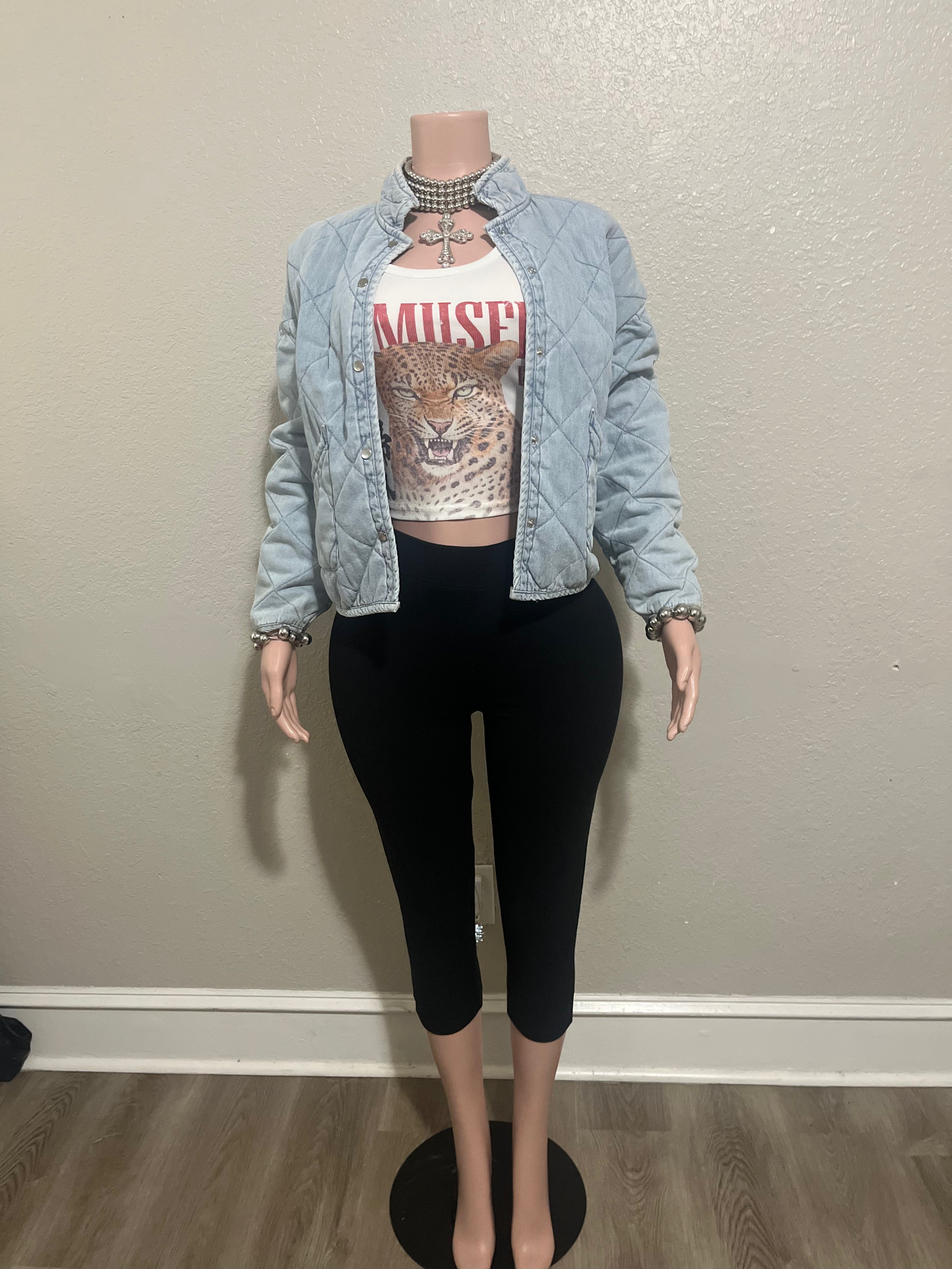 Denim Bomber