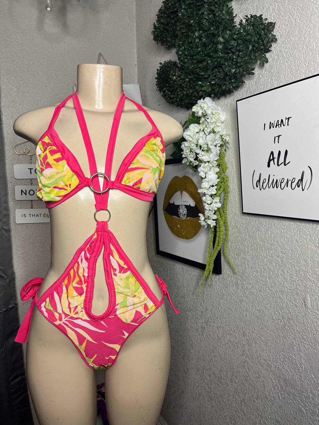 Beach Bikini 3piece set (custom)