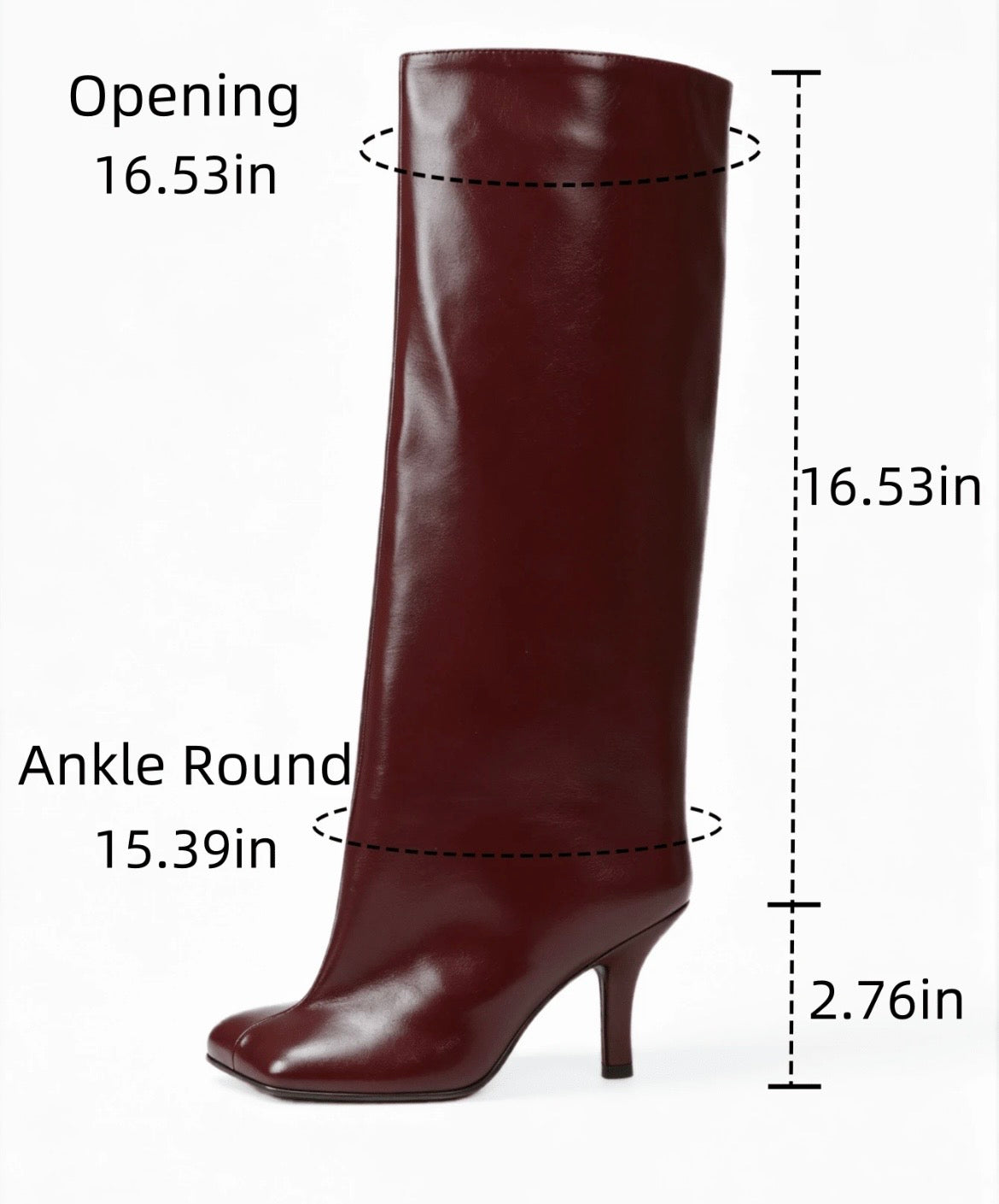 Everything Business Boots Burgundy