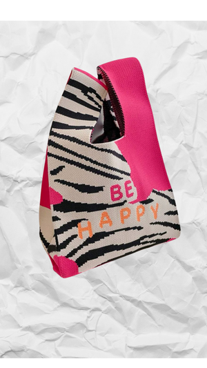 Pink Zebra Tote