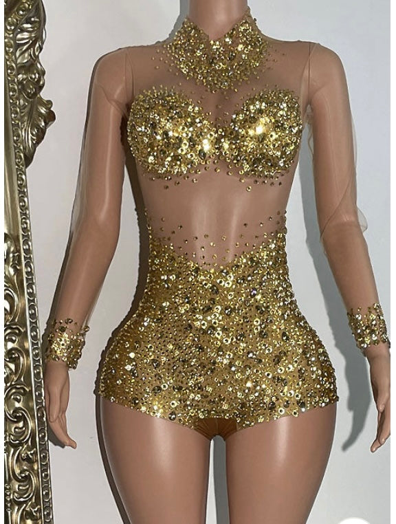 Custom RTW Embellished Bodysuit(Deposit)