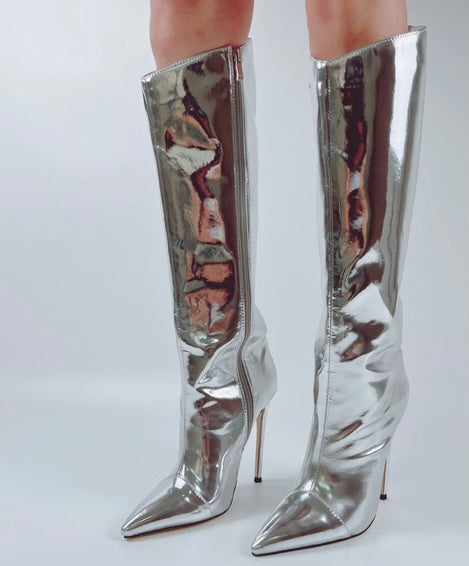 MsMetallic Boots